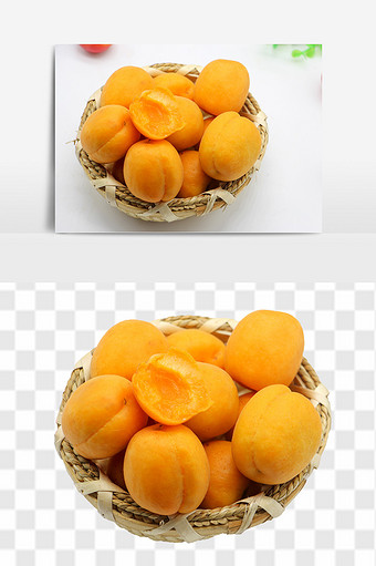 美味的黄桃素材图片