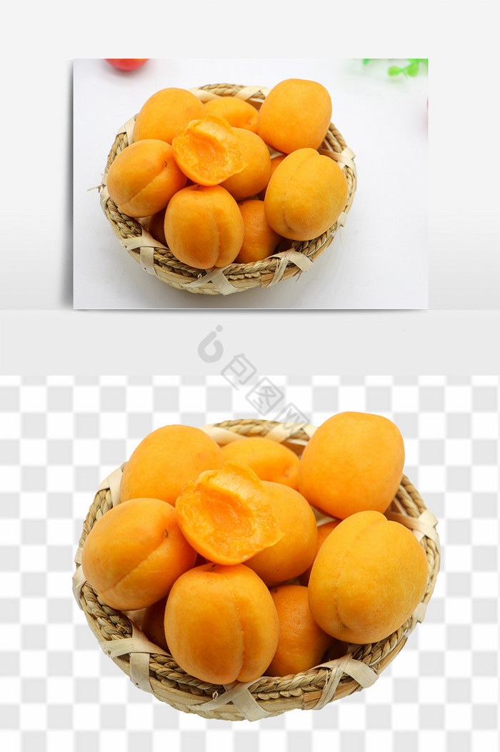 美味的黄桃图片