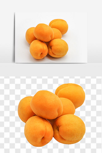 美味水果元素高清水果黄桃素材图片