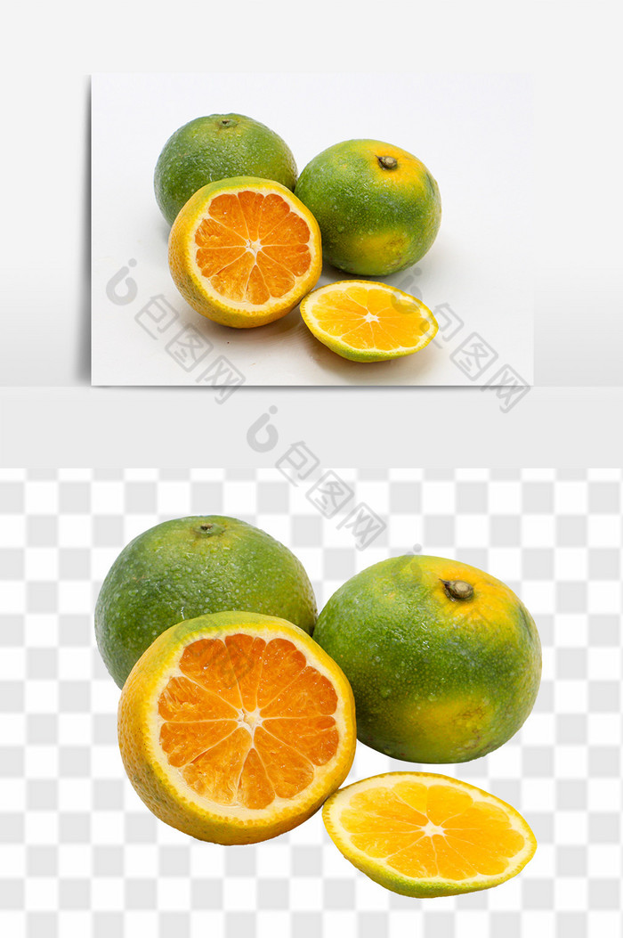 橘子金桔新鲜的图片