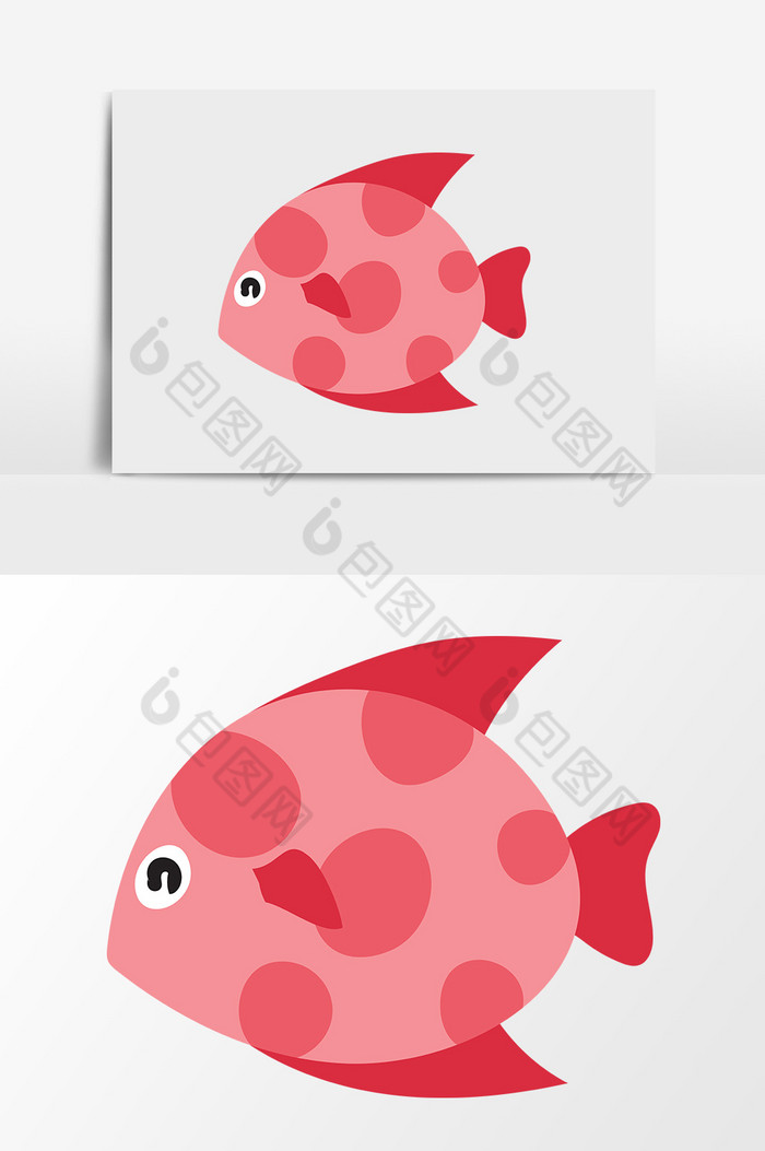 小鱼手绘小鱼元素插画元素图片