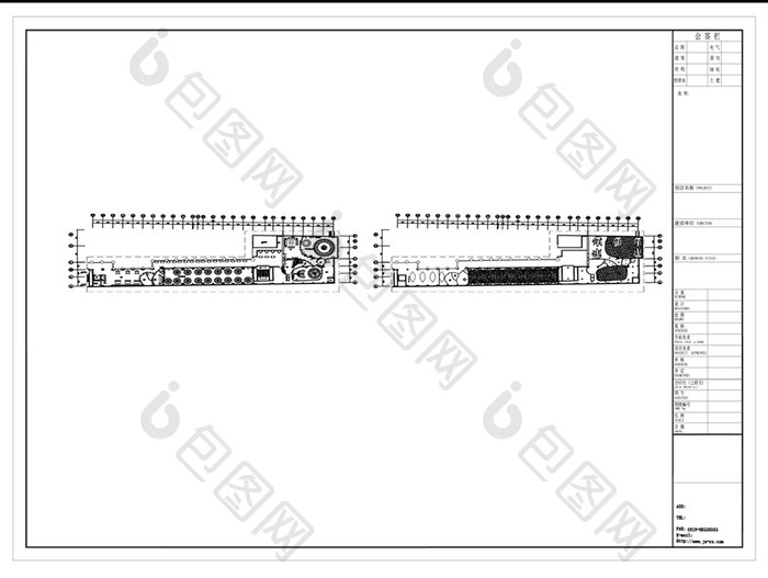 餐饮空间CAD设计施工图纸