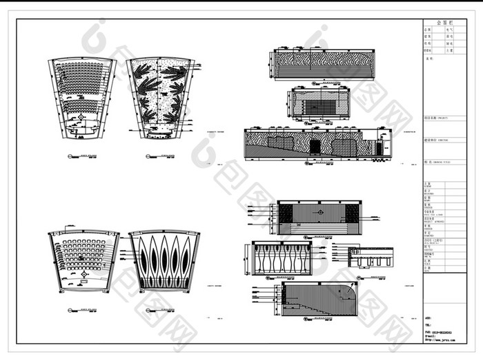 报告厅CAD施工图纸