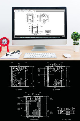 KTV会所空间设计CAD图纸