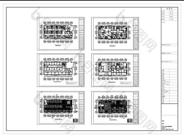 桑拿会所空间设计CAD图