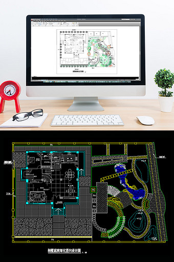 别墅景观绿化施工图CAD图片