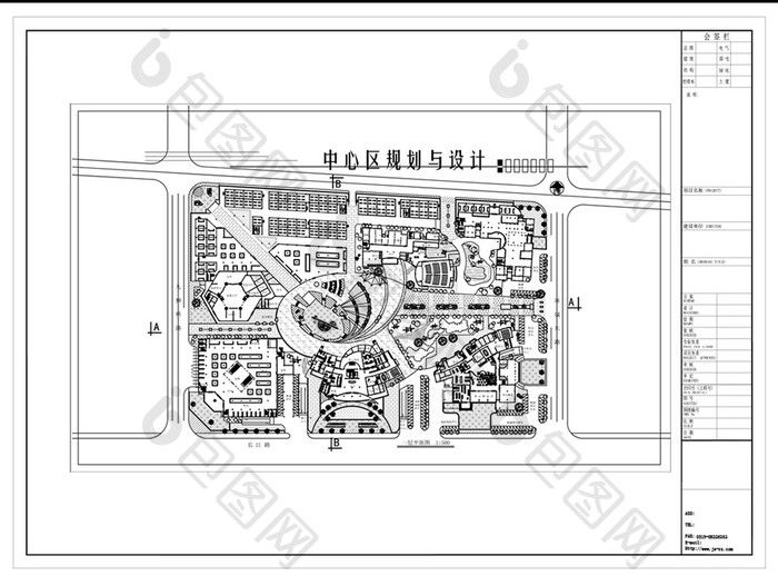 CAD小区景观规划设计图纸