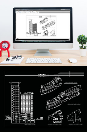 CAD小区建筑内部设计