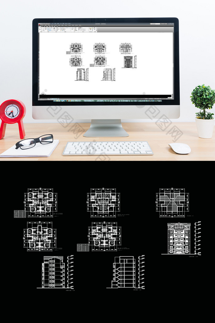 CAD小区户型建筑设计图片图片