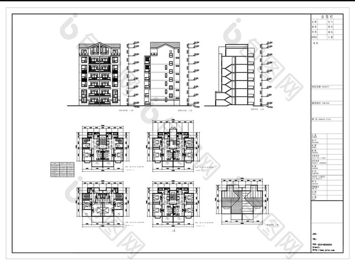 建筑户型设计CAD图纸