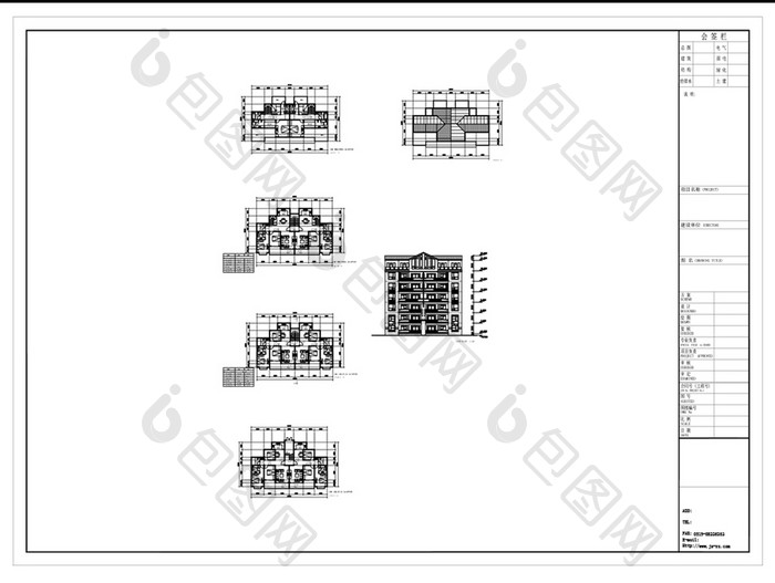 建筑规划设计CAD施工图纸