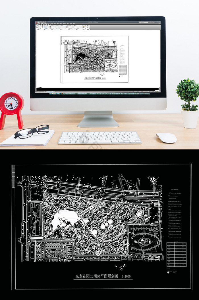 小区规划设计CAD施工图图片