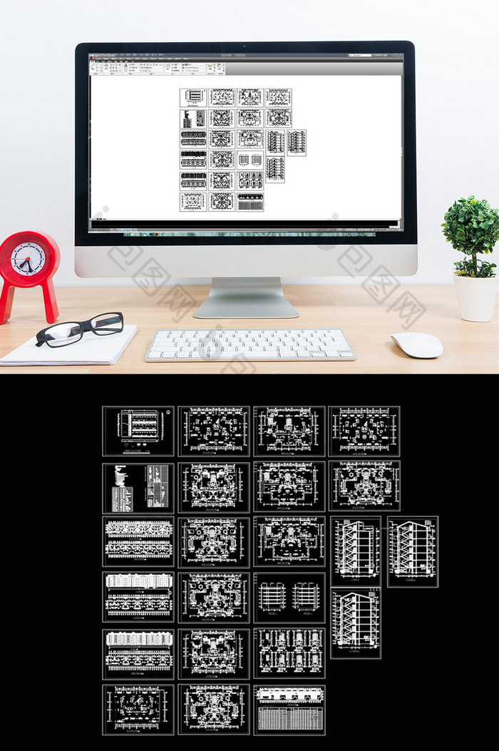 多层住宅建筑设计图纸CAD