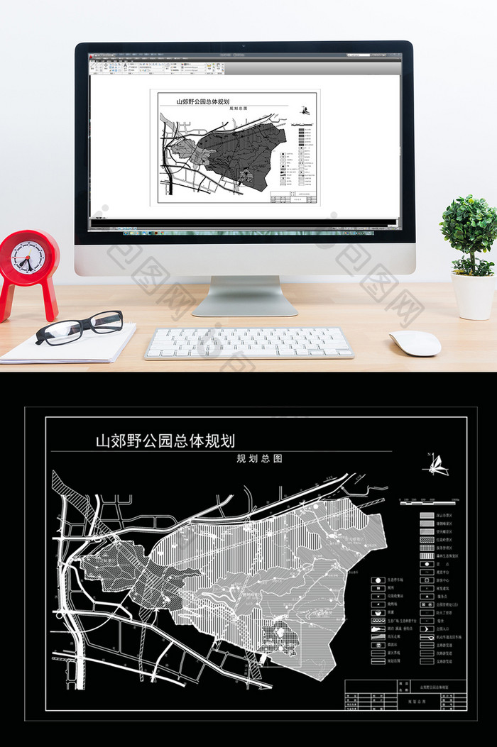 公园规划CAD设计图纸