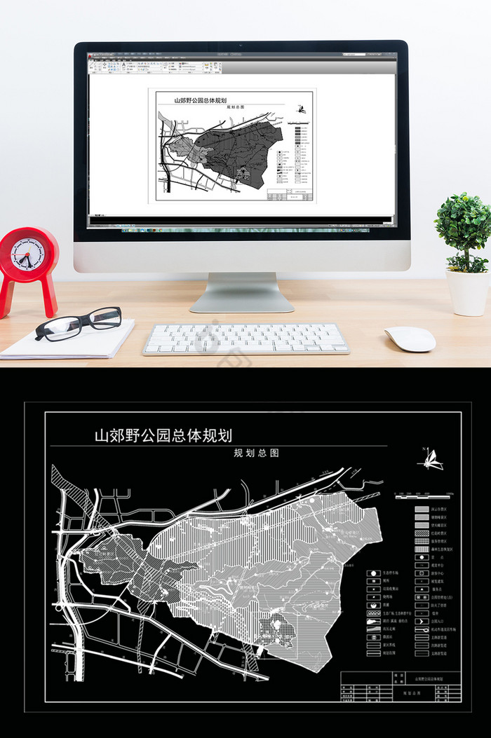 公园规划CAD设计图纸图片