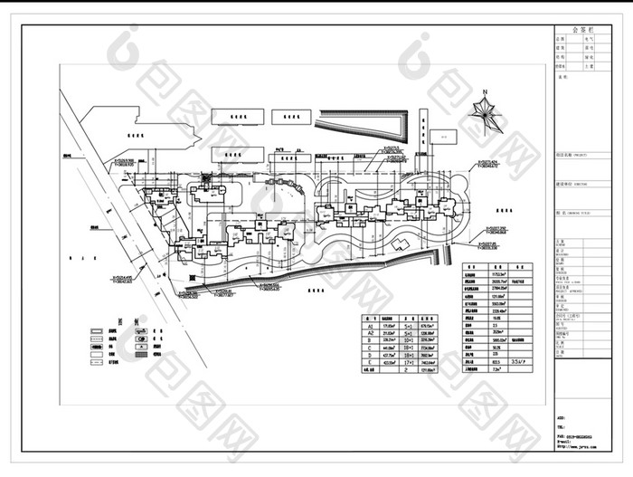 CAD小区规划图纸设计