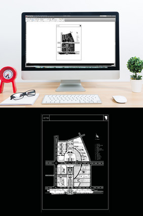 行政中心区域规划设计CAD图纸