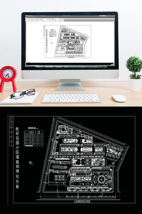 小区规划设计CAD方案图纸规划
