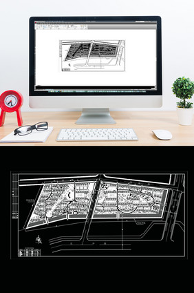 小区景观CAD规划图纸