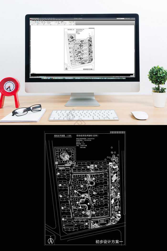 小区景观设计CAD图纸方案图片