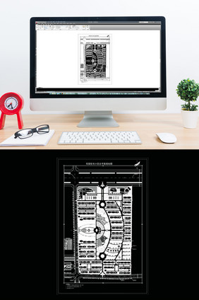 小区规划设计CAD总平面方案