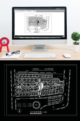 住宅小区规划CAD总平面方案