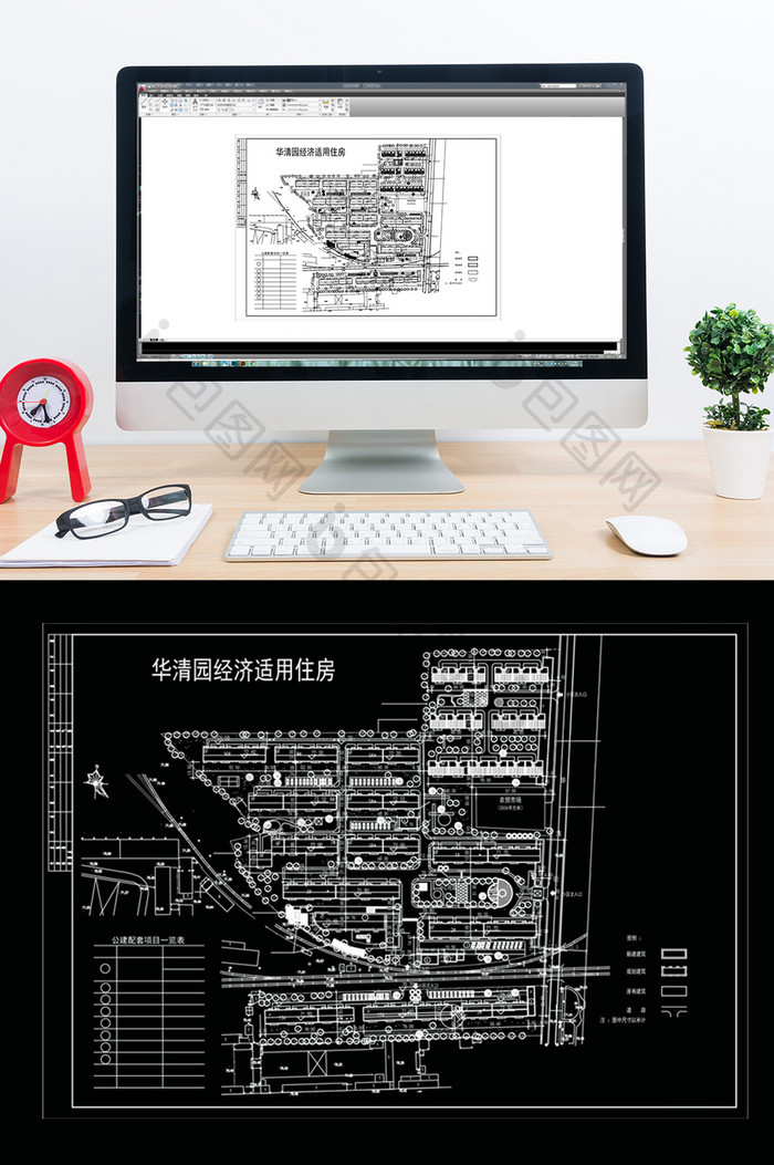 小区规划施工图纸方案CAD