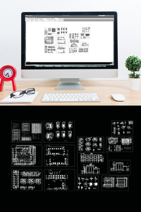 供热站建筑图纸CAD方案