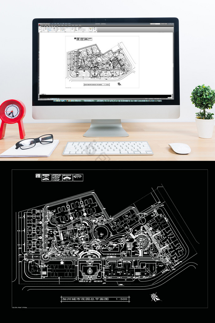 景观CAD小区规划设计图图片