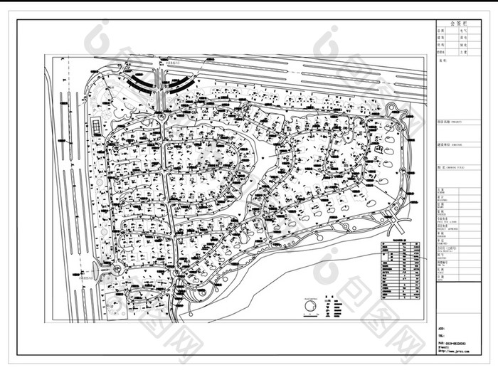 别墅景观设计CAD图纸规划