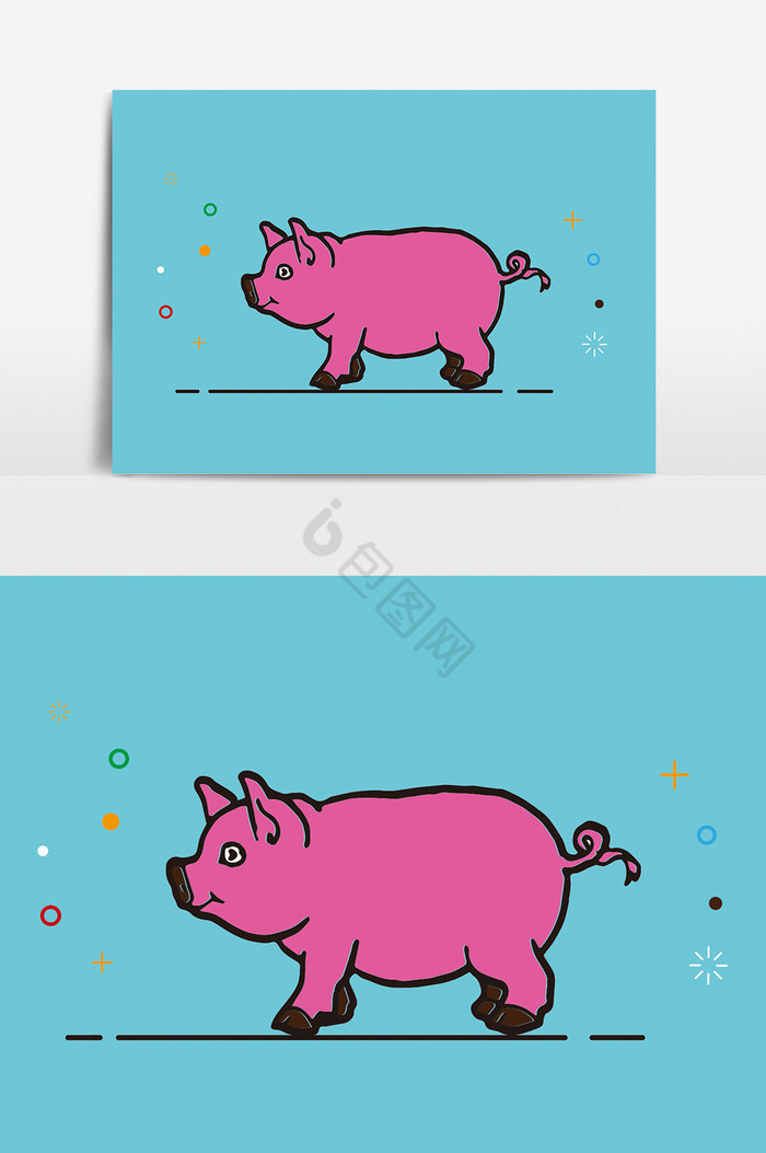 小猪动物图片
