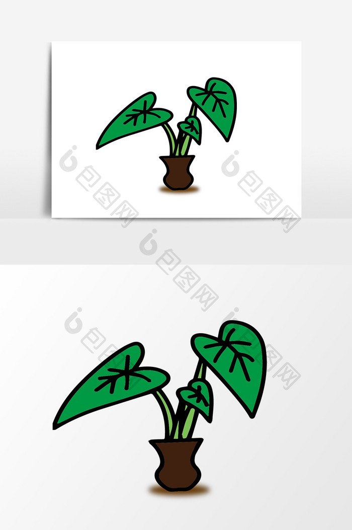 绿色植物叶子免抠图设计元素