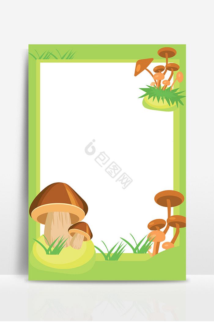 浅蘑菇插画图片