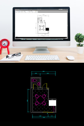 餐厅包间平面图CAD图纸