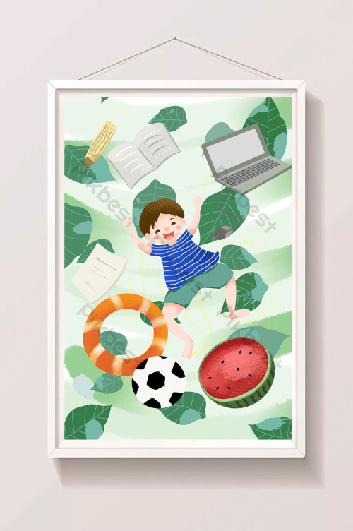 学生放松卡通图片-学生放松卡通素材免费下载-包图网