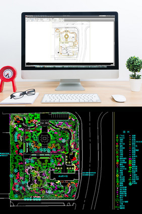 小公园的景观CAD施工图