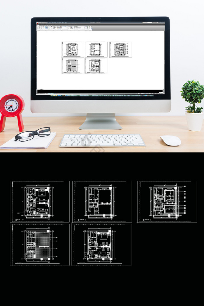 CAD客房空间室内设计规划图片