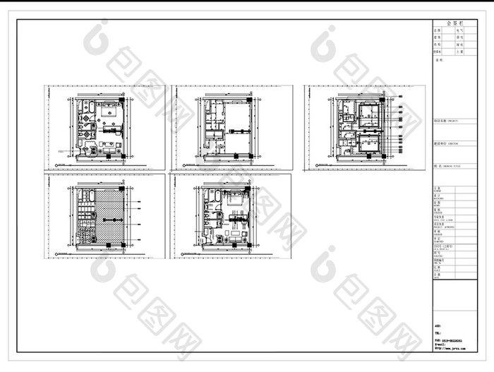 CAD客房空间室内设计规划