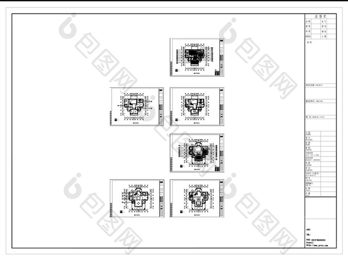 酒店总统套房空间CAD图纸方案