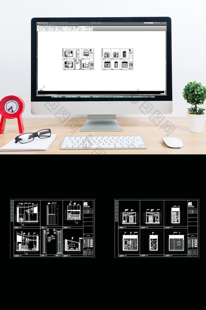 客房空间立面CAD图纸方案图片图片