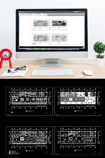 咖啡店空间CAD方案规划设计图片