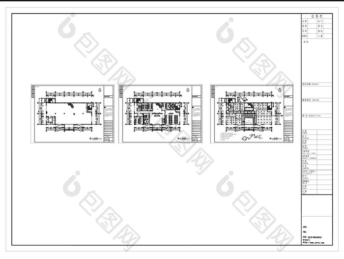 科技公司办公空间规划设计CAD图纸