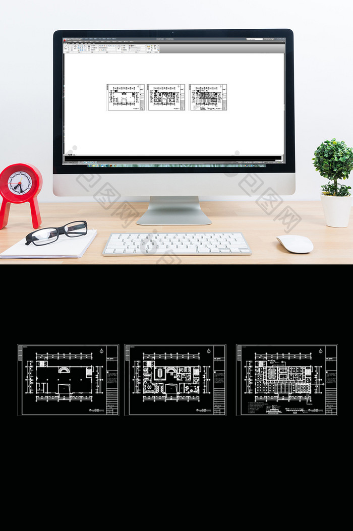 办公空间规划设计CAD方案