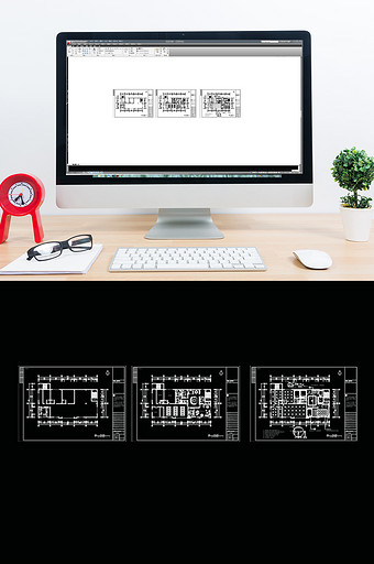 CAD办公空间规划设计方案图片
