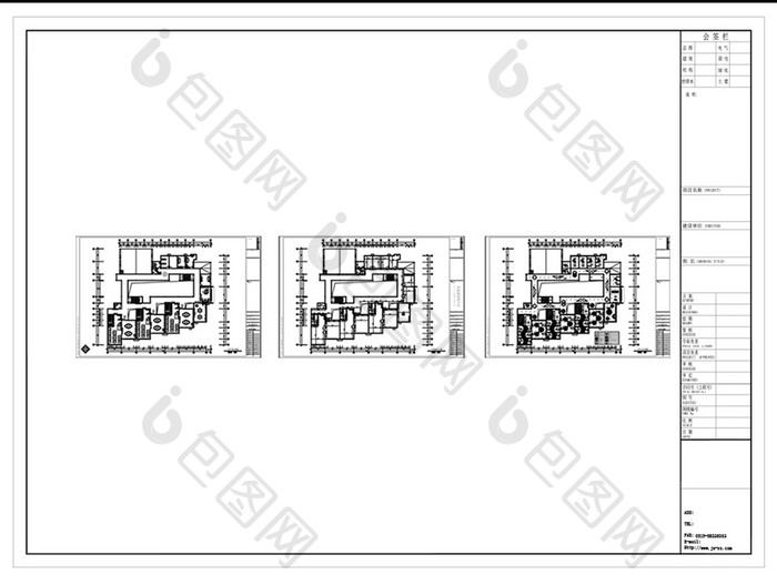 幼儿园整体空间规划设计CAD施工图纸