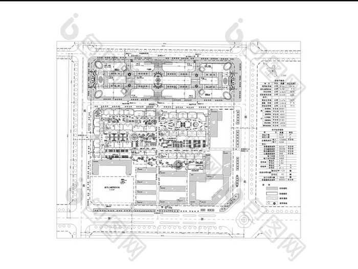 商住小区景观规划图CAD