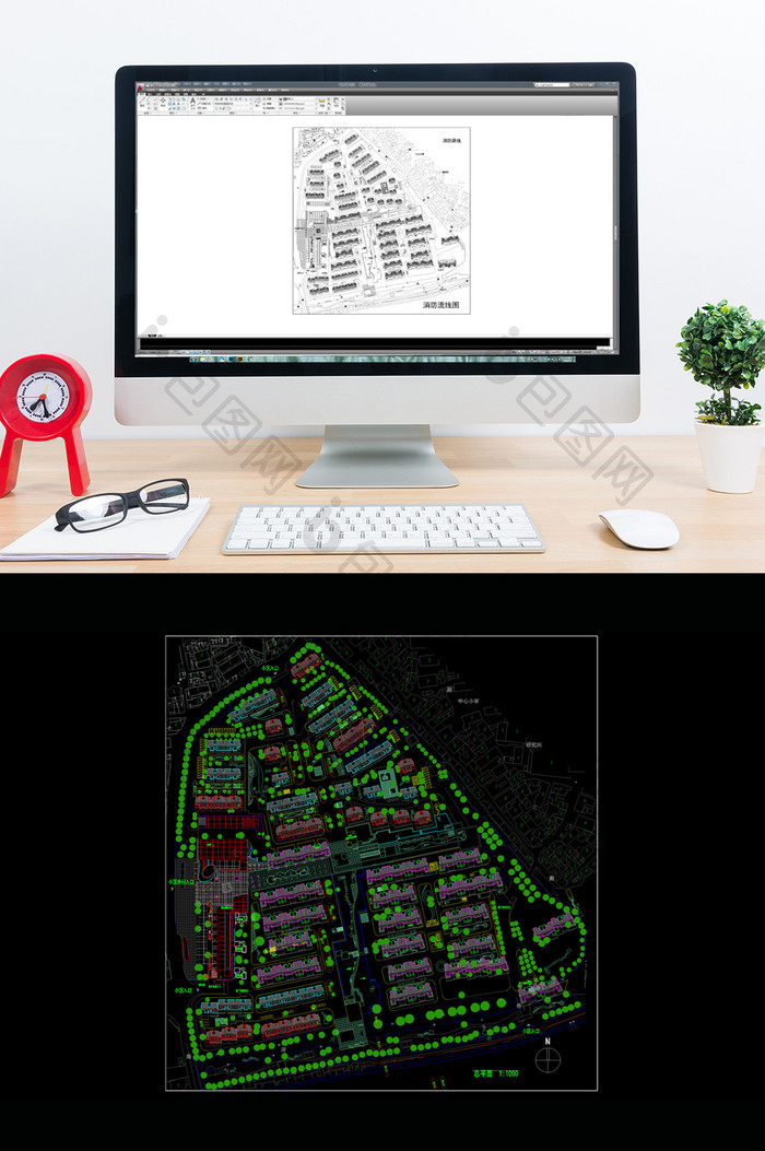 小区CAD园林景观规划图