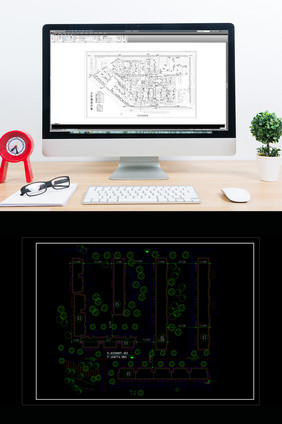 小区CAD景观的规划图纸