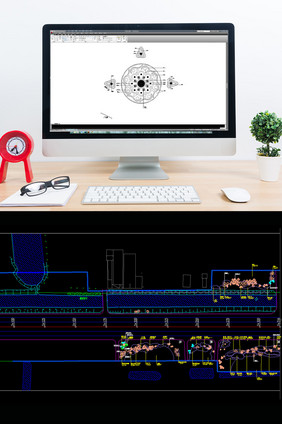 城市道路景观CAD绿化景观施工图纸