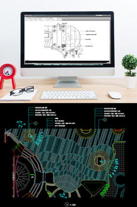 广场CAD景观方案图